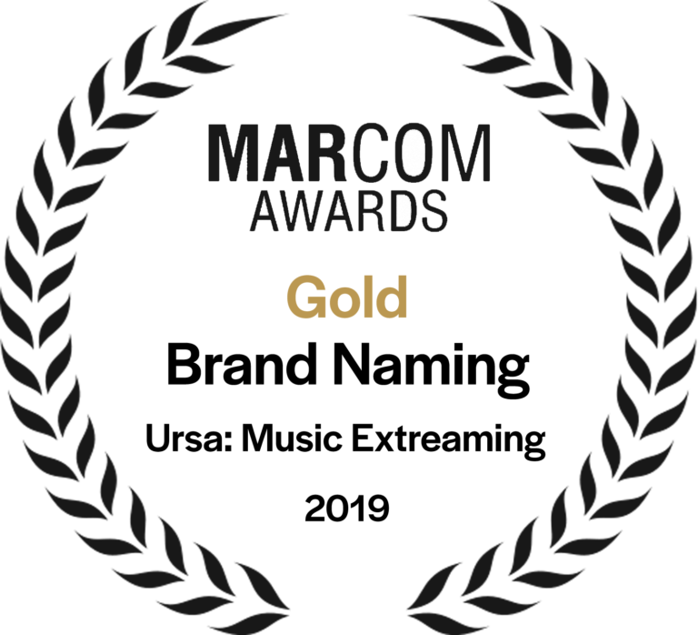 Marcom Awards Gold Brand Naming