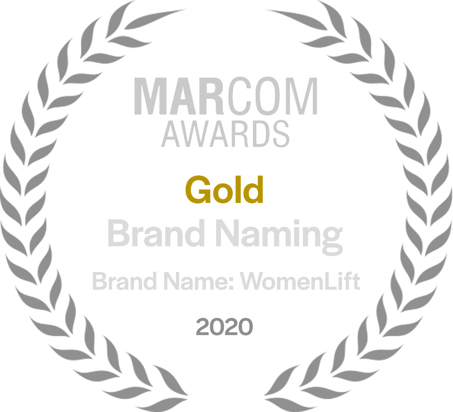 Marcom Awards Gold Award Winner in Naming