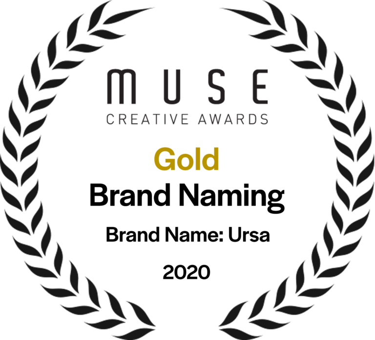 Muse Creative Award Gold Brand Naming