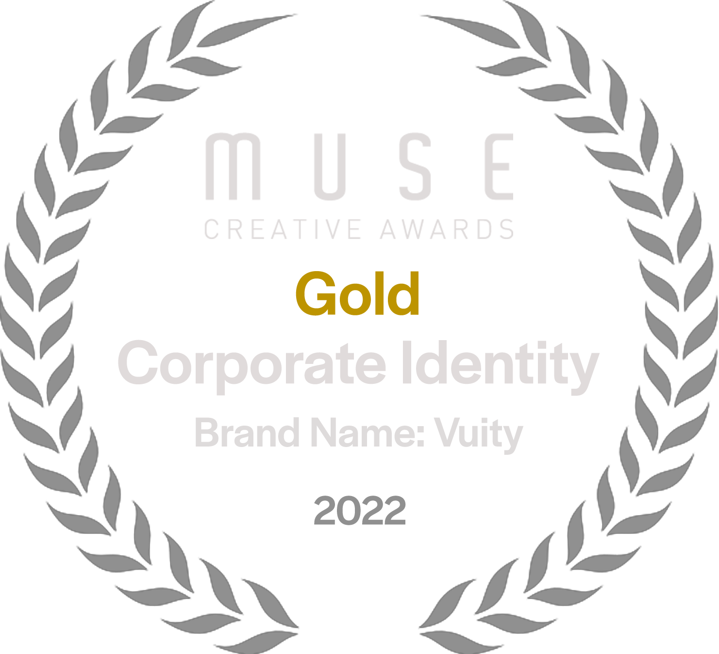 Muse Awards Gold Award Winner in Corporate Identity
