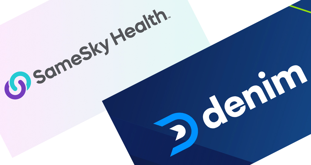 SameSky Health and Denim logos
