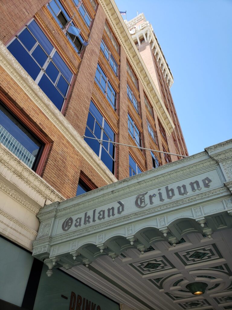 Oakland's Tribune Tower, home to Catchword Branding