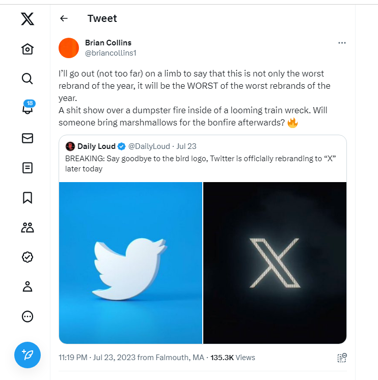 The Ad Industry Reacts to Elon Musk's Rebrand of Twitter to X